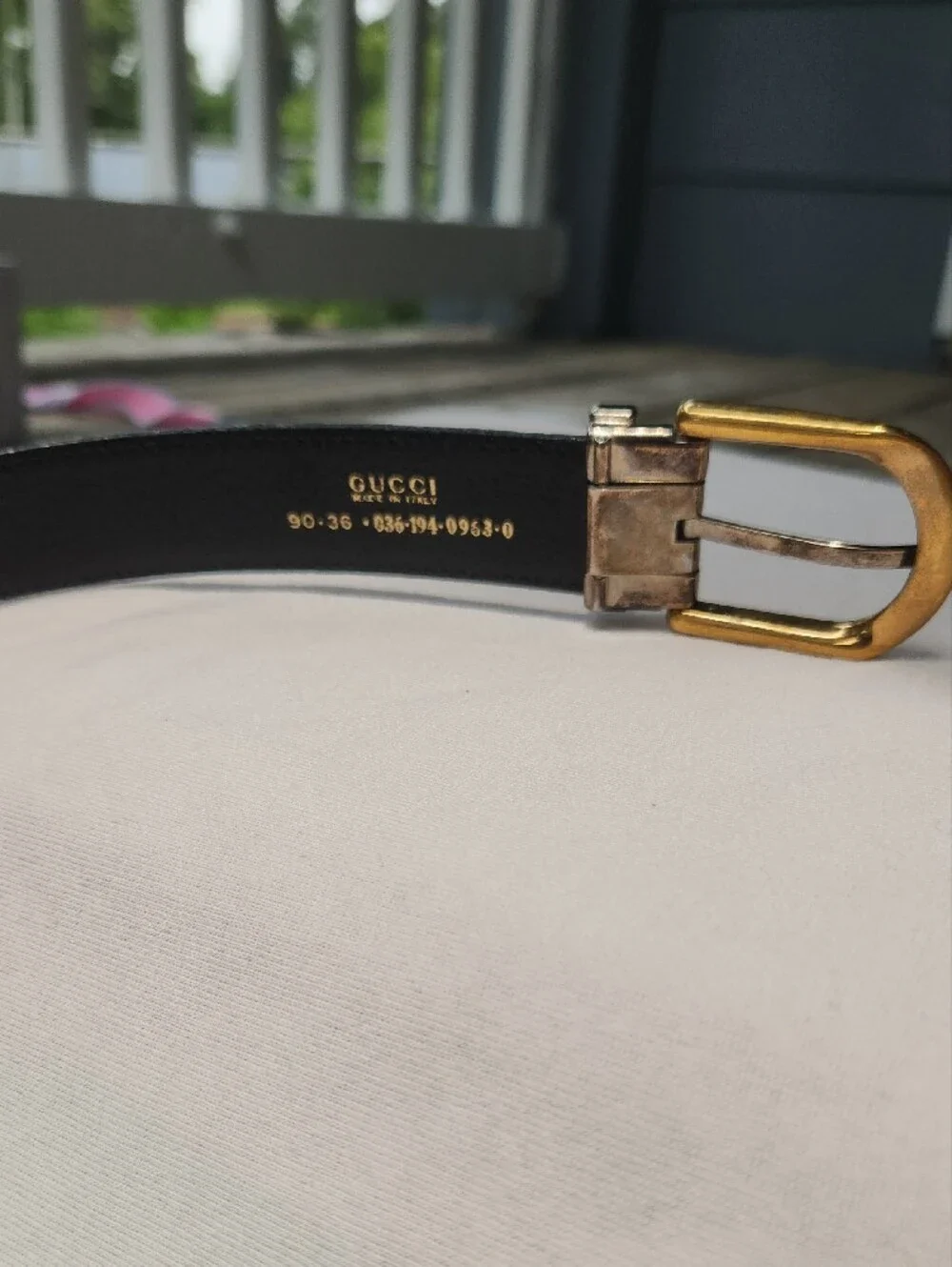 Gucci Brown Leather Belt Men Sm/Women Med